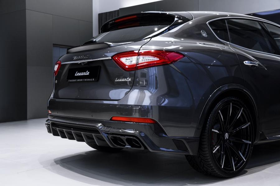 Детали экстерьера Maserati Levante Shtorm in Grey by Larte Design 2017 года  (фото 4 из 17)